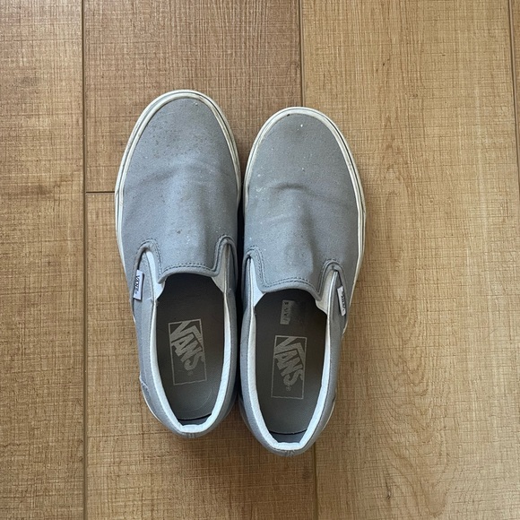 Grey slip on vans - Picture 1 of 4